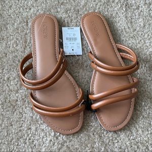 J. Crew Brown Sandals (NWT)